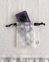 Swan Dot Drawstring Pouch