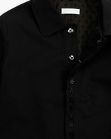 Stars Shirt Jacket Black