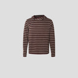 Kell Button Striped Hoodie