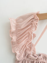 Nerissa Mesh Puff Blouse