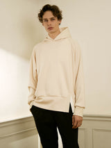 High-gauge double air oversized hoodie