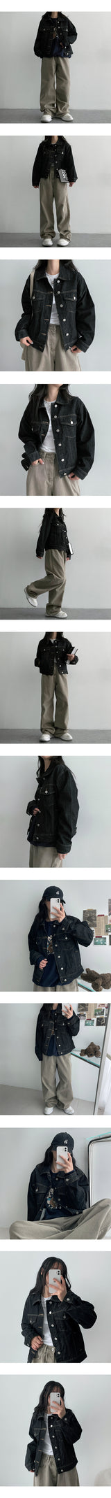 オベベアボクシースウェットシャツ (4 colors)
