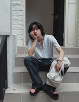 RuenB Mud Sand Curve Denim Pants