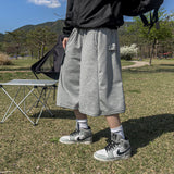 イージーサイドスナップバミューダスウェットパンツ