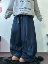 PUNCHING LOOSE HIP STREET LONG PANTS 💙🤎2COLOR