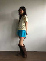 Neon button shorts (2color)