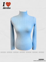 Baby pastel turtleneck long-sleeved knitwear