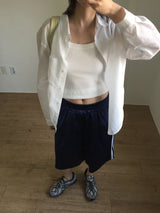 サテンレーストラックショーツ (3color)
