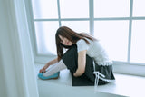 レースフリルTシャツ(ホワイト)