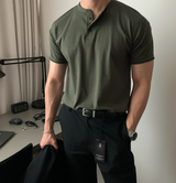 ヘンデスファーストマッスルフィットアイスバントショートスリーブTシャツ