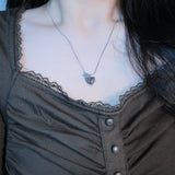 Heart zebra star gya-ru necklace