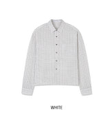 Mog Crop Check Shirt