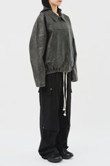 Dex Washed Leather Jumper (2color)