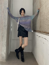 Turtleneck loose fit knitwear