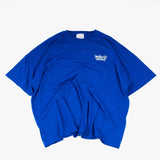 Hierarchy Studios - Graffiti Wide Logo Oversized T-Shirt Blue