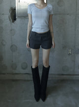 Asheran Two-Button Low Shorts