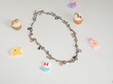 [MADE] open close charm necklace
