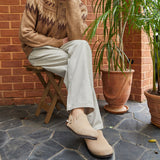 CHUBASCO CANTO FUR BACK STRAP MULE FCC2409 TAUPE