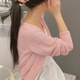 Milk Cropped Cardigan