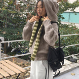 Sobel Alpaca Loose Fit Hoodie Knitwear