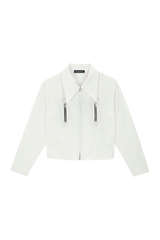 BOOB ZIPPER CROP SHIRT (FOR WOMEN)