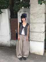 Sto shirring pocket balloon wide pants
