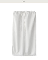 inure satin on lace midi sk