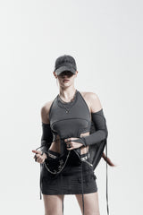 [Wear IU] Vortex side eyelet cap - charcoal