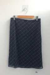 Shea Checkered A-skirt