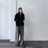 Two-Way Zip Relaxed Shirt
