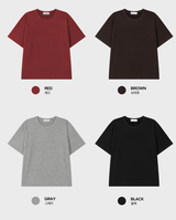 ルックバージップソフトテンセルレイヤードクロップド半袖Tシャツ