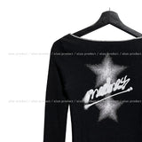 Medus cutting boat neck long sleeve