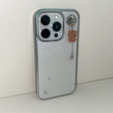 [MADE] SRARRY STRIPE PHONE CASE (epoxy silver bumper)