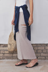 SLIT LONG SKIRT