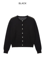 Romin Round Neck Knit Cardigan