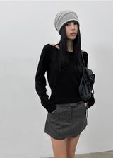 [MADE] Cochena Off-Shoulder Knit