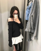 [MADE] ペタル, ドットワイドUネックTシャツ
