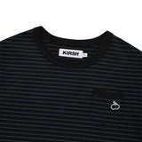 ユニモノチェリーストライプTシャツ [NAVY]