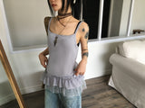 tori dot frill sleeveless