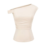 Novi Side Strap Drape Top