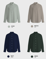 Glass Easy Classic Daily Semi-Overfit Shirt