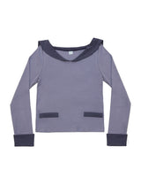 sailor stripe top / grape