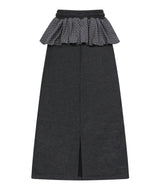 SIDドット レイヤードロングスカート