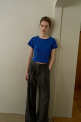 Label basic t-shirt_blue