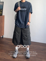 Paint Earth Half T-Shirt (3color) (No.976)