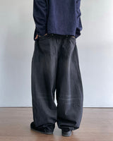 Mob Pintuck denim pants 2C