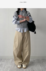 Riton Round Half Knit