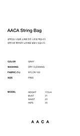 AACA String Bag Gray