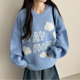 Stayhome Cloud Boxy Fit Knit