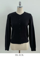 Kobel Round Basic Knit Cardigan